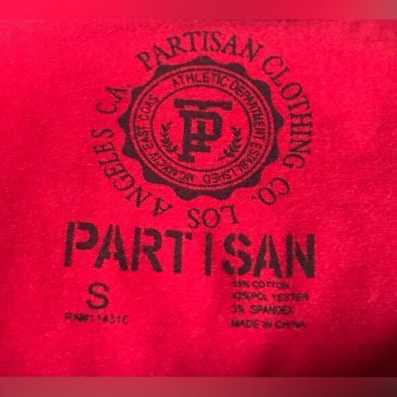 NWT … PARTISAN CLOTHING CO. “Size: S” Streetwear Shirt - Picture 5 of 6